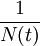 1\over N(t)