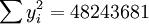 \sum y^2_i=48243681