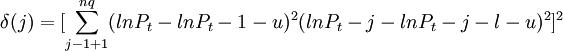 \delta(j)=^2