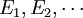 E_1,E_2,\cdots