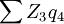 \sum Z_3q_4