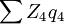 \sum Z_4q_4