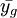 \bar{y_g}