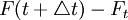 F(t+{\triangle}t)-F_t