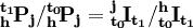 \mathbf{{}_h^{t_1}\!P_j/{}_h^{t_0}\!P_j={}_{t_0}^j\!I_{t_1}/{}_{t_0}^h\!I_{t_1}}