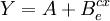 Y=A+B_e^{cx}