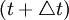(t+{\triangle}t)