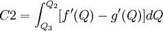 C2=\int_{Q_3}^{Q_2}dQ