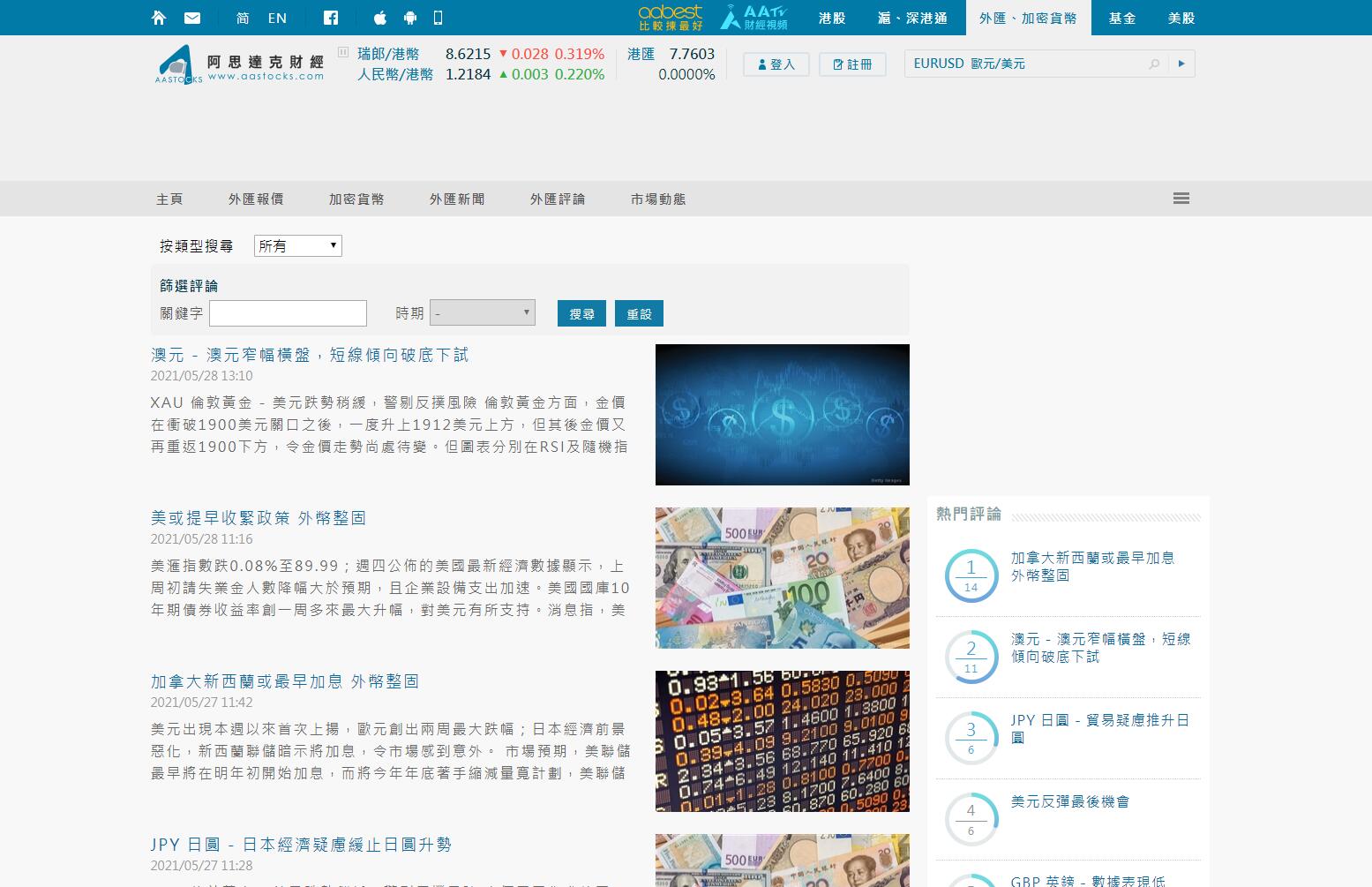 阿斯达克财经-外汇评论